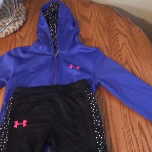 Girls Under Armour outfit size 6